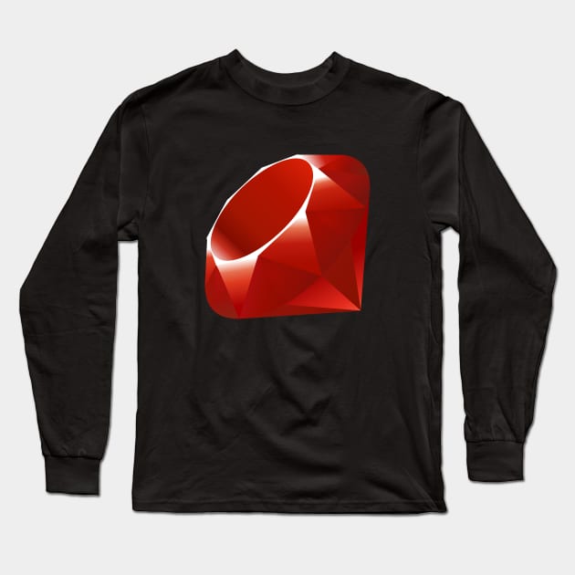 Ruby Programming Long Sleeve T-Shirt by vladocar